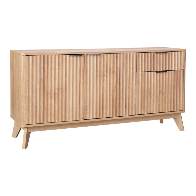 Μπουφές Hamea mdf σε φυσική απόχρωση 150x39,5x73εκ