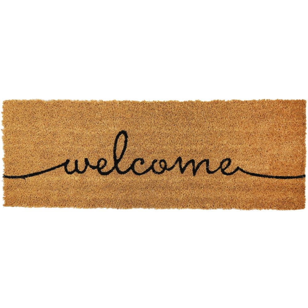 Χαλάκι εισόδου WELCOME 28x78εκ. κοκοφοίνικας
