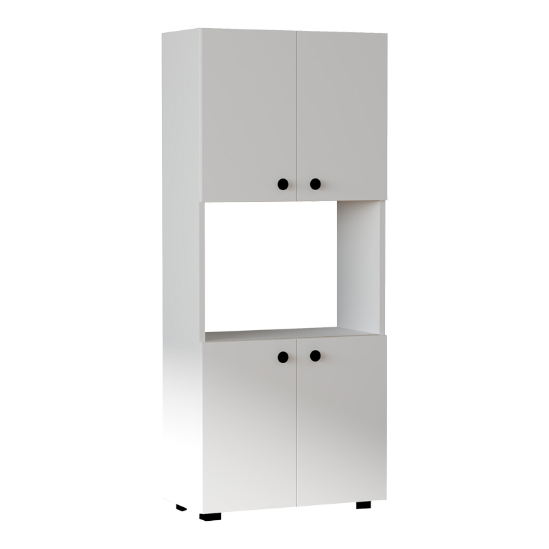 Στήλη Guzel σε λευκή απόχρωση 60x31.4x140εκ