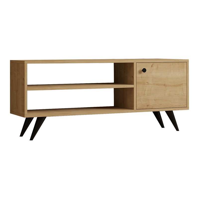 Έπιπλο τηλεόρασης Wison σε oak απόχρωση 120x29x50εκ