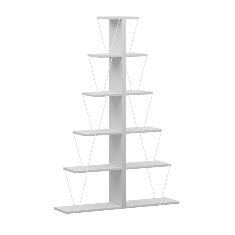 Βιβλιοθήκη mini Tars λευκό 100x22x150εκ