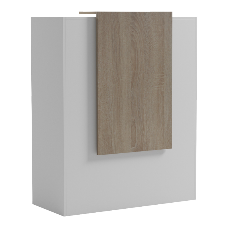 Γραφείο reception Zowel με led λευκό - sonoma 90x40x110εκ