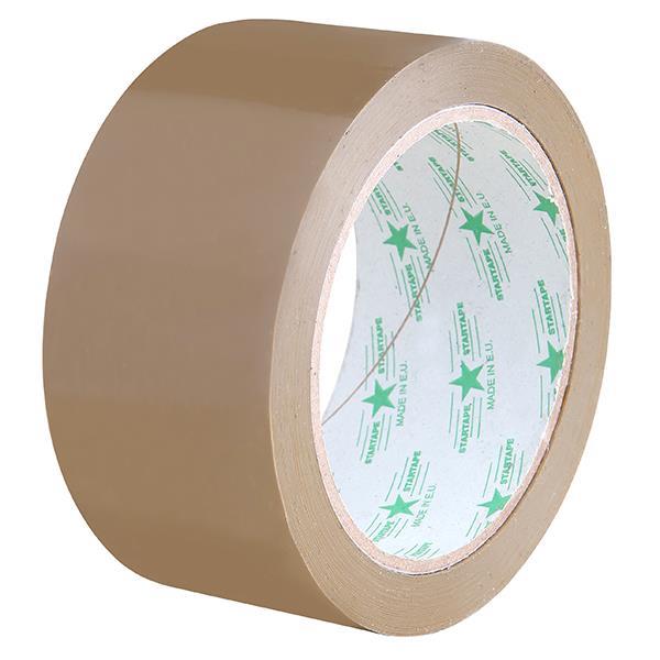 Bostik ταινία συσκευασίας αθόρυβη 50mm x 60m καφέ - 6 ΤΕΜ
