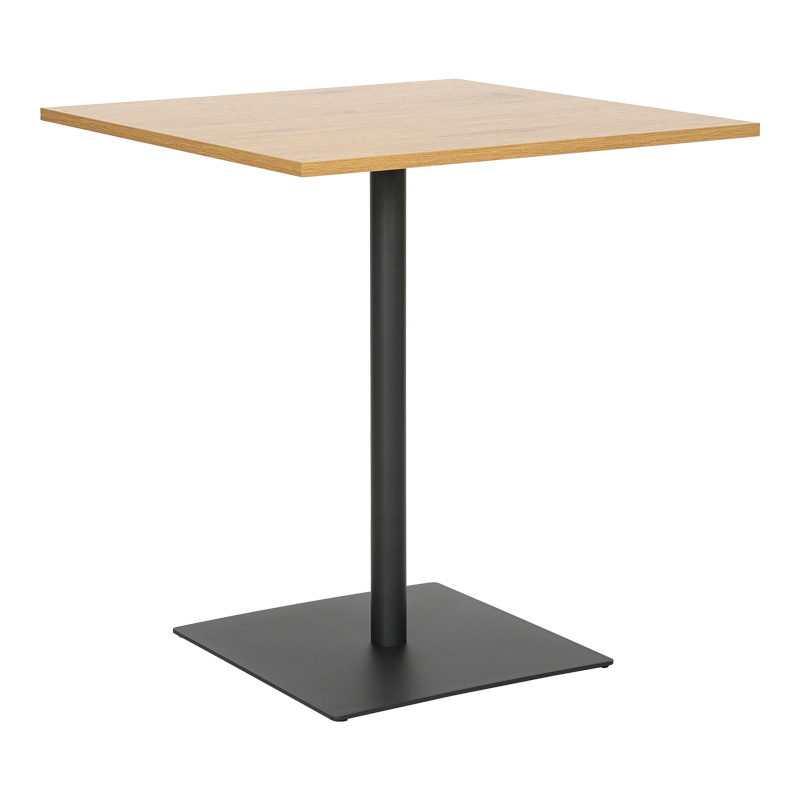 Τραπέζι Nerobian mdf σε sonoma απόχρωση 70x70x75εκ