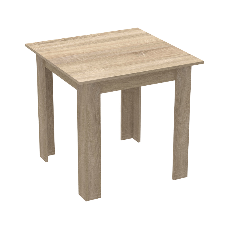 Τραπέζι Manka I σε sonoma απόχρωση 80x80x77εκ