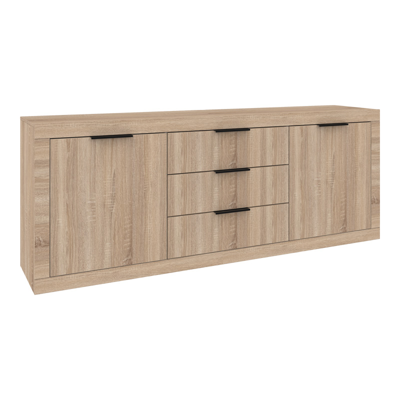 Μπουφές Doha σε sonoma απόχρωση 210x45x80.5εκ