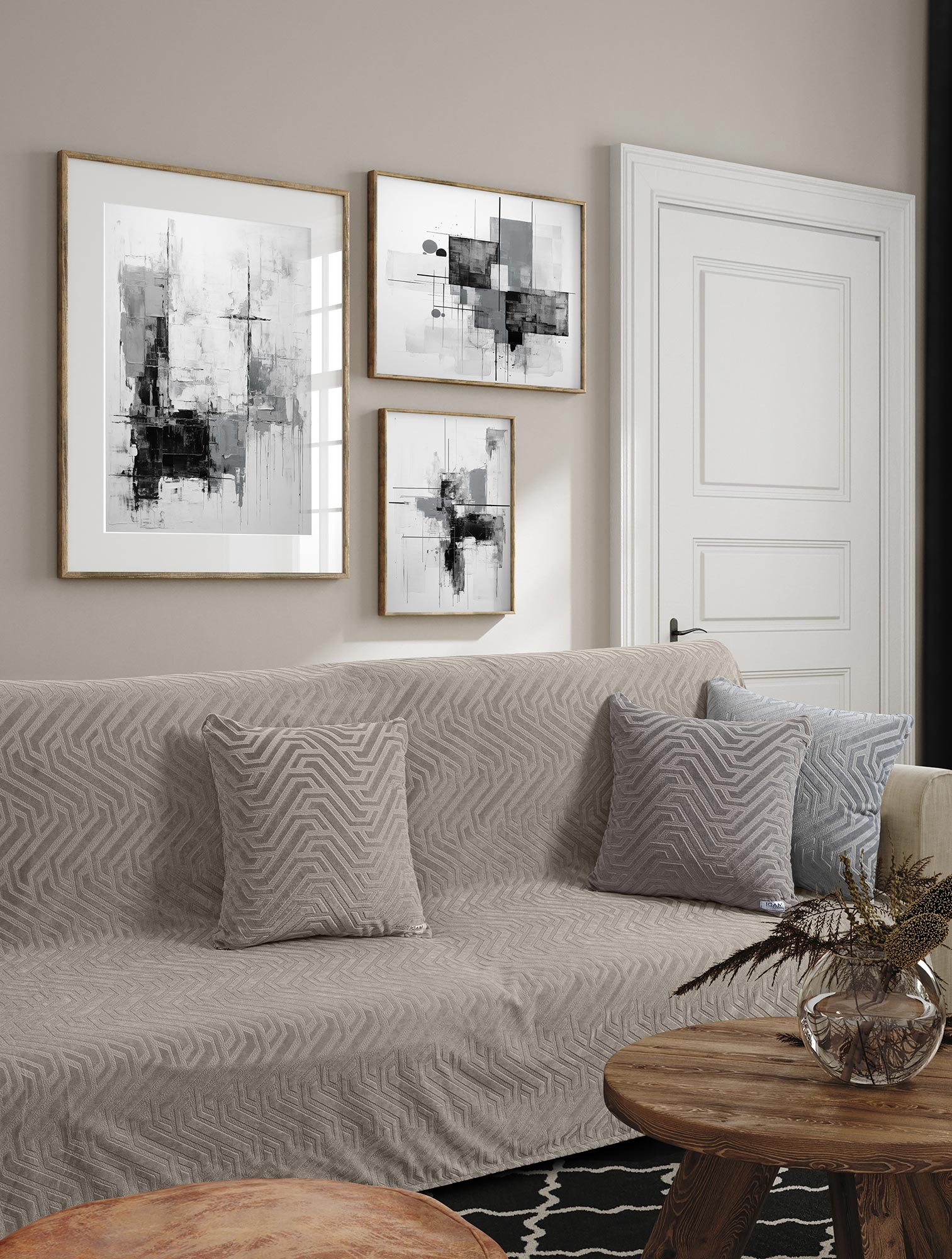 Ριχτάρι SLANGE BEIGE MADI