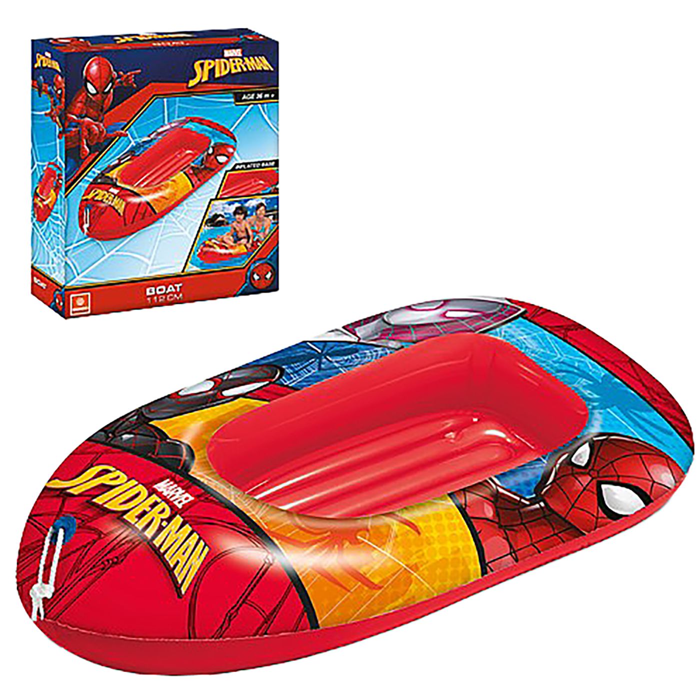 Βάρκα Φουσκωτή Spiderman 112cm Mondo 42-3077
