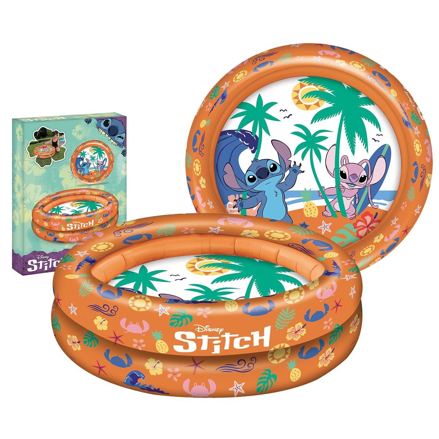 Πισίνα Φουσκωτή Stitch ø100cm Mondo 42-3294
