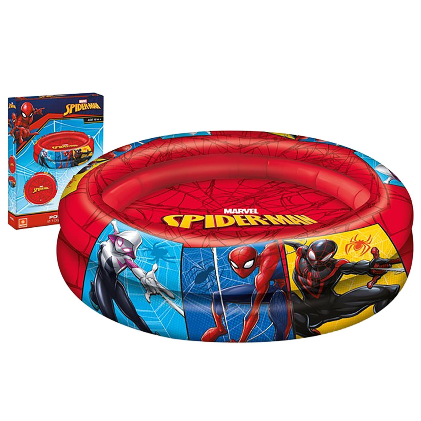Πισίνα Φουσκωτή Spiderman ø100cm Mondo 42-3300