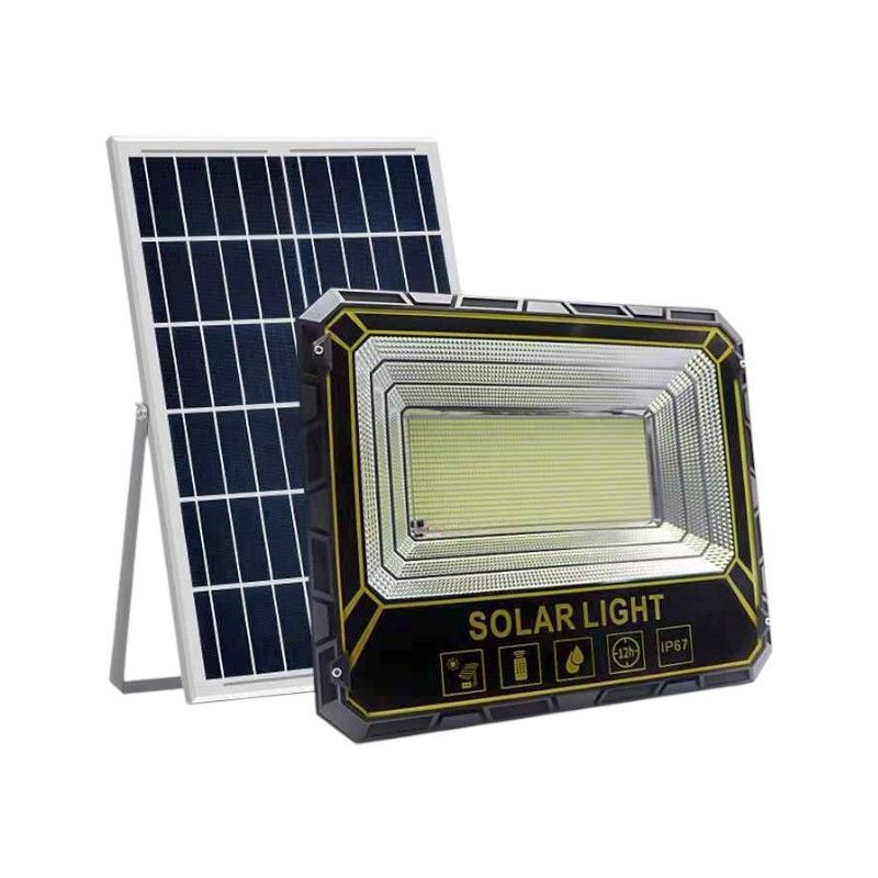 Ηλιακός προβολέας LED με πάνελ - 100W - IP67 - 434054