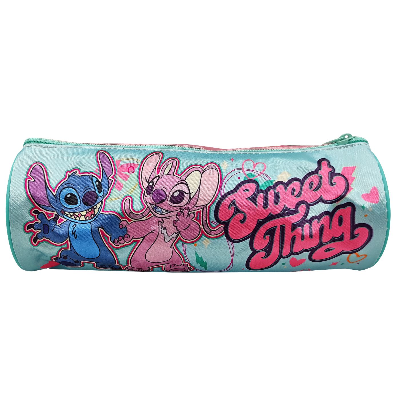 Κασετίνα Βαρελάκι Stitch Girl 23x8cm Stitch 50-3253