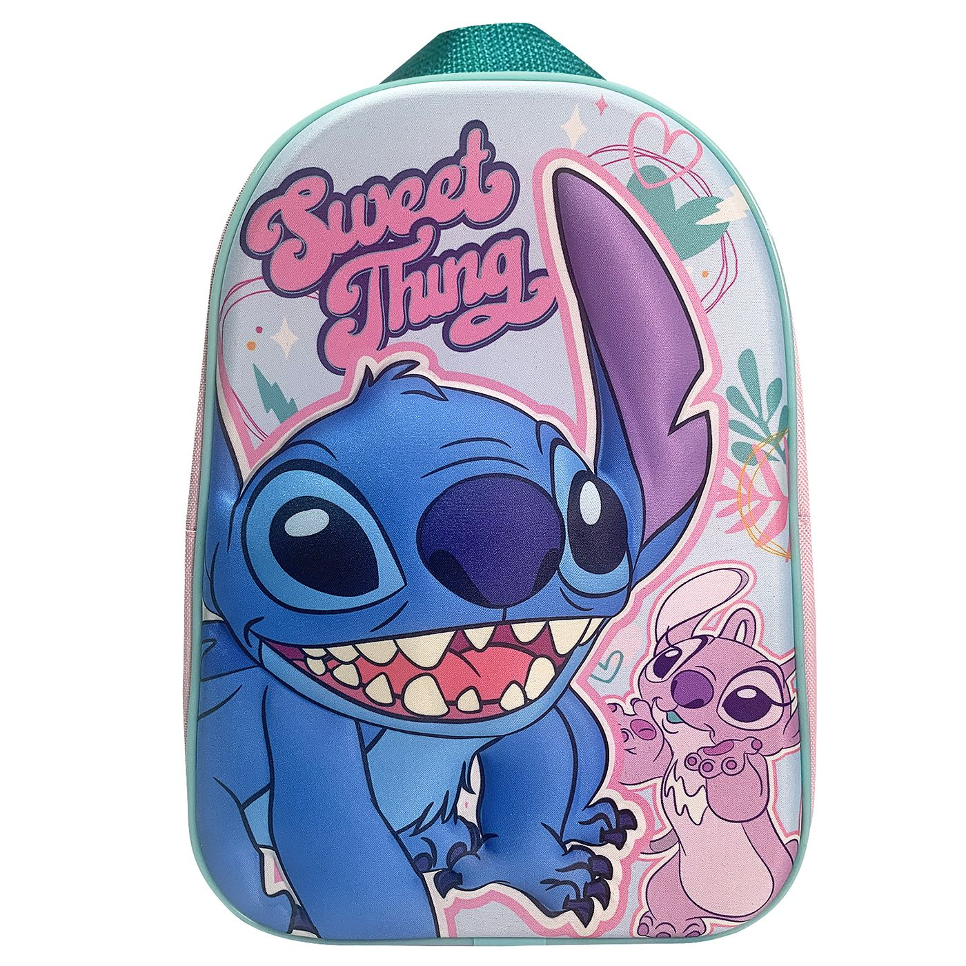 Τσάντα Πλάτης Νηπίου Stitch & Angel 3d 31cm Stitch 50-3258