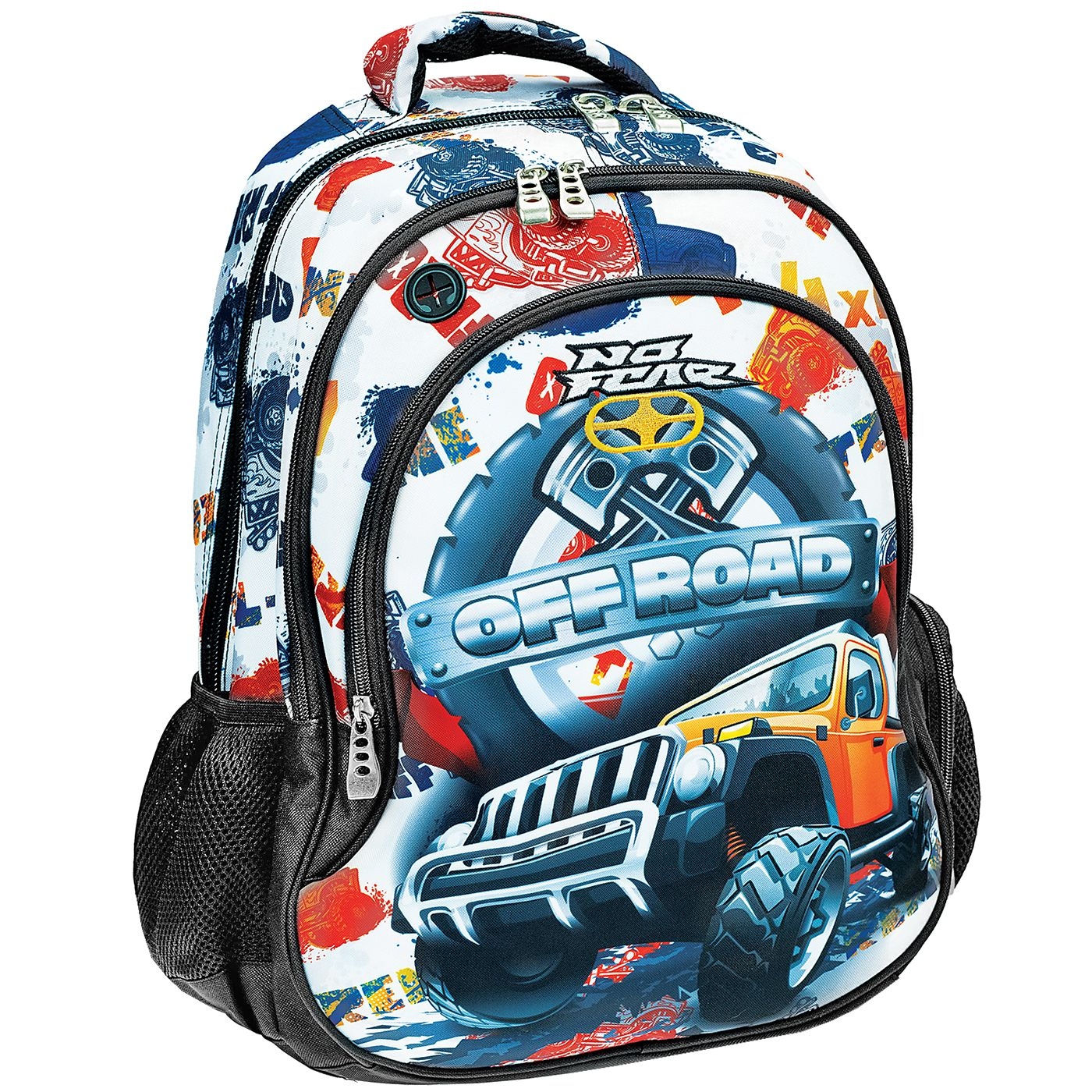 Σακίδιο Οβαλ no Fear off Road 48x30x28cm Gim 348-14031 50-3493