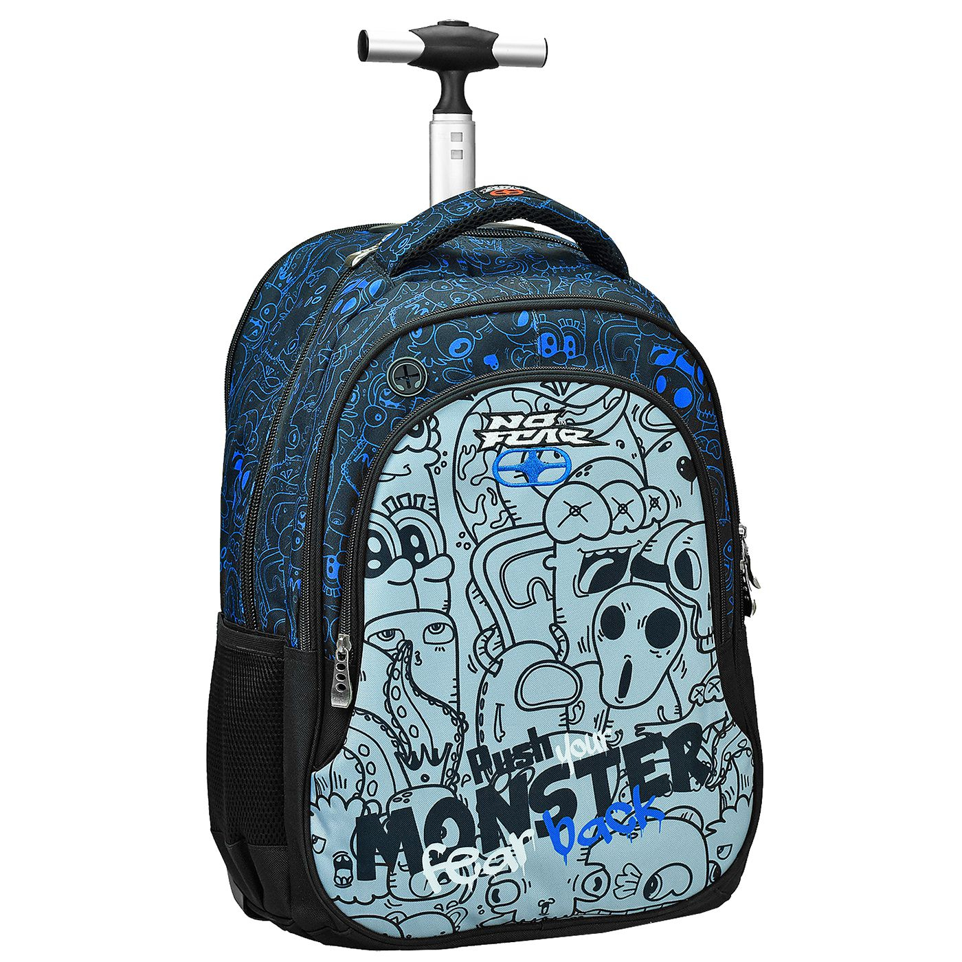 Τρόλευ Τσάντα no Fear Monster 53x37x28cm Gim 348-16074 50-3495