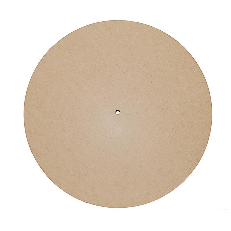Ρολόι αχάρακτο mdf Ø450x3χιλ. - 3 ΤΕΜ