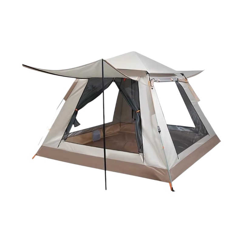 Σκηνή Camping 3 ατόμων με σκίαστρα - YB3021 - 2x2m - 960002 - Μπεζ