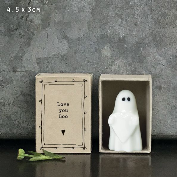 Σπιρτόκουτο - Φάντασμα Love you boo 4,5x3,4εκ.