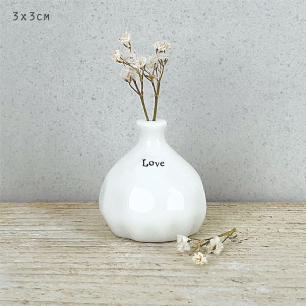Μίνι πορσ. Βάζο 3εκ. - Love