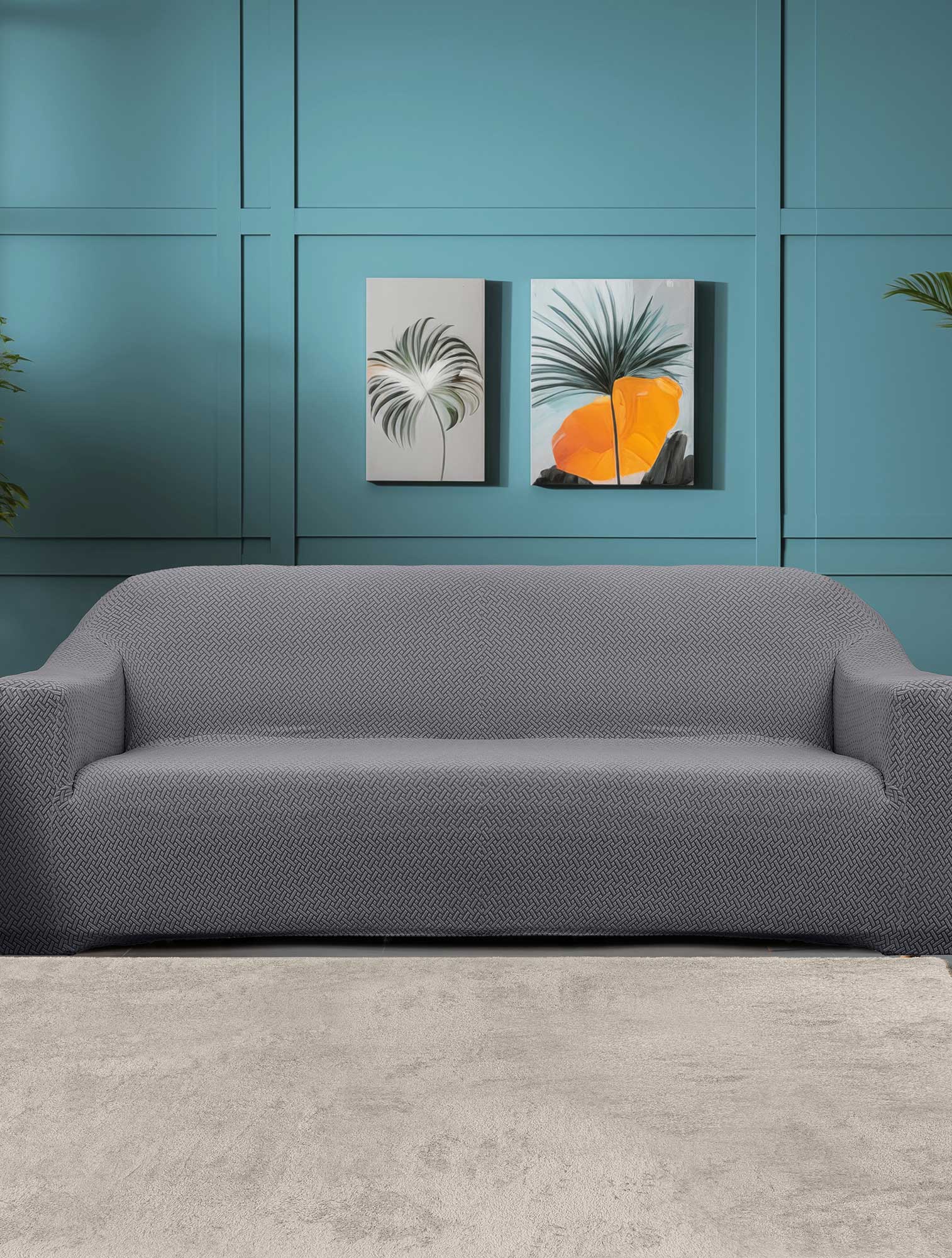 Ελαστικά καλύμματα καναπέ INTENSE LIGHT GREY MADI