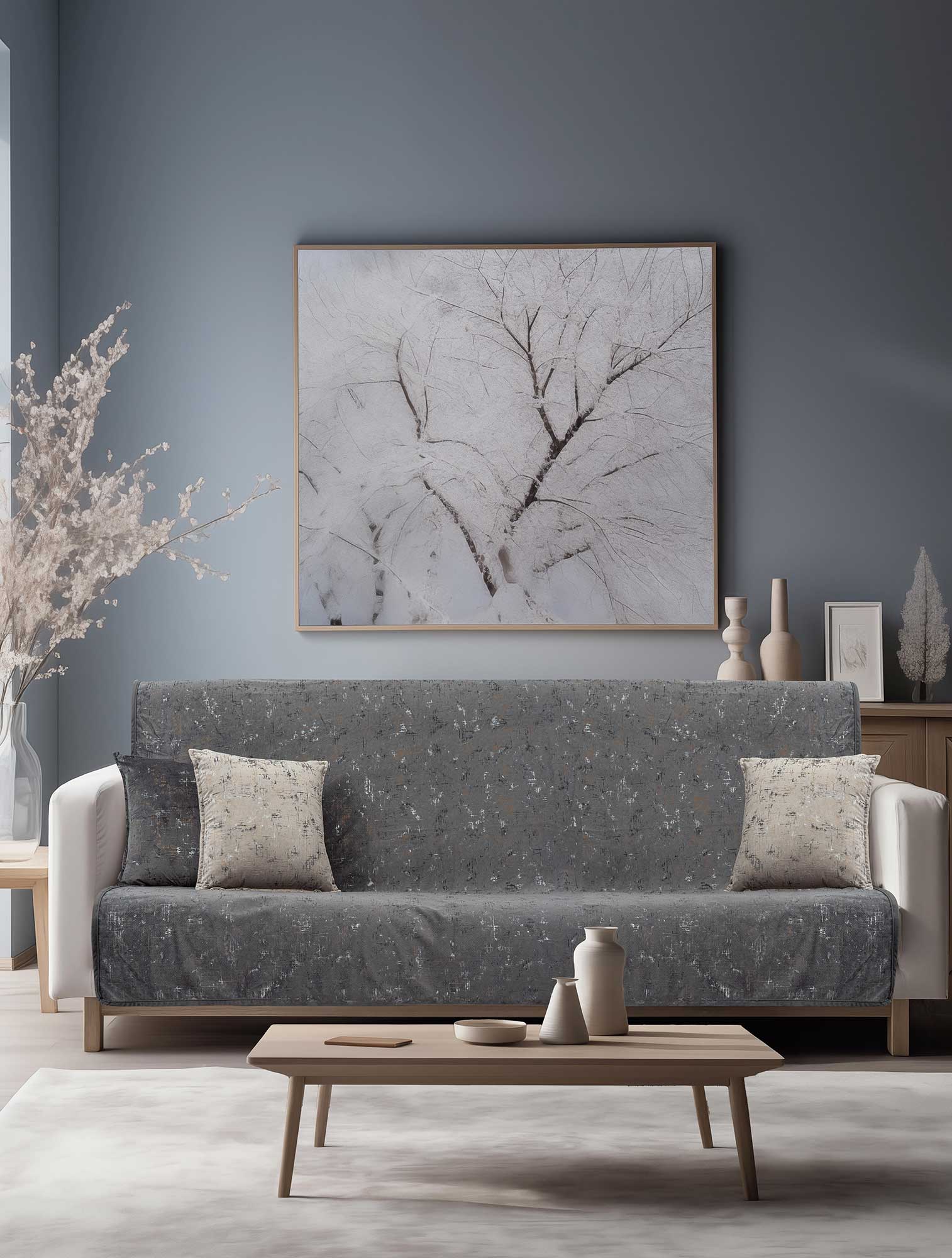 Ριχτάρι PETRA DARK GREY MADI
