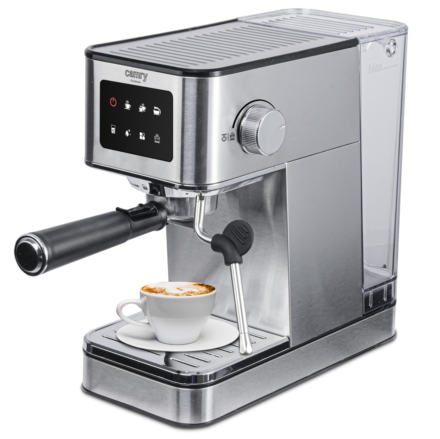 Camry Ημιαυτόματη Καφετιέρα Espresso 20 bar με Ατμοποιη