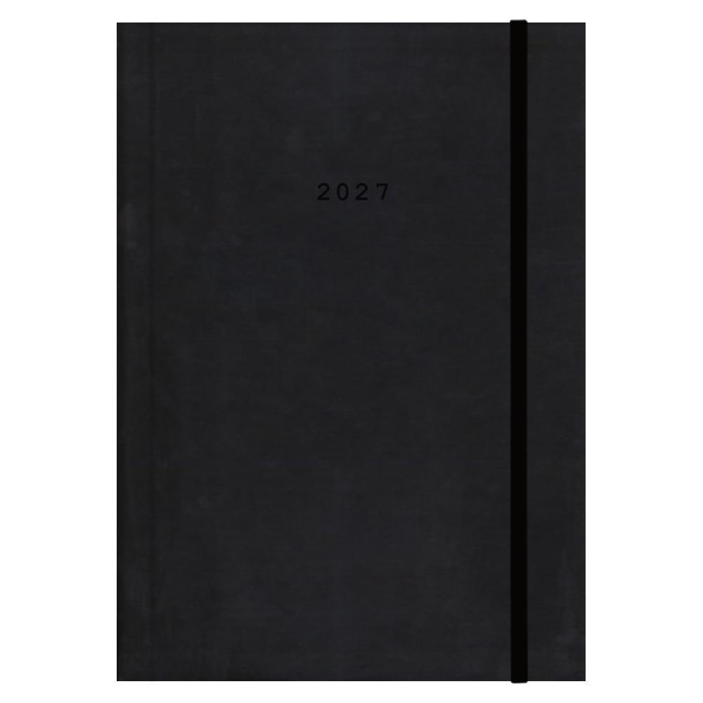 Next ημερολόγιο 2027 velvet ημερήσιο δετό μαύρο με λάστ