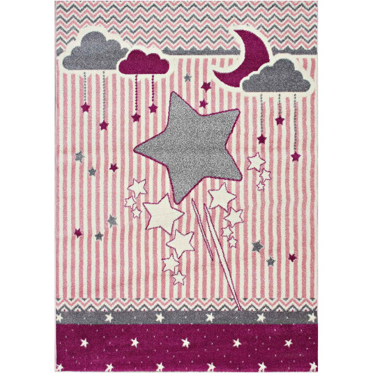 Παιδικό Χαλί 014 PINK Ροζ 80 x 150 εκ. MADI