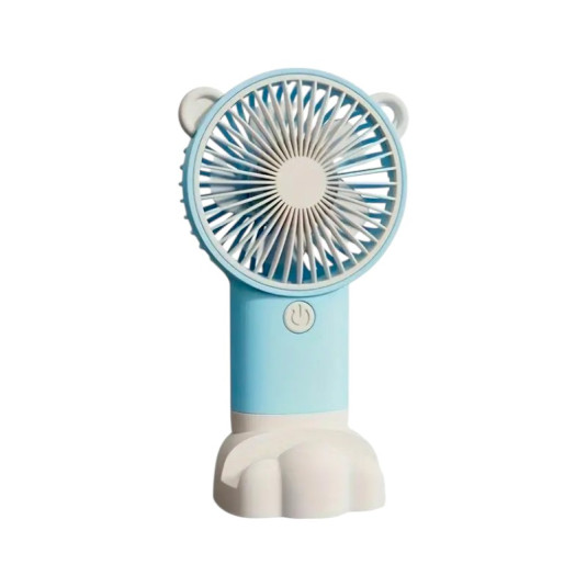 Επαναφορτιζόμενος ανεμιστήρας mini - 0808-5 - 033107 - Blue