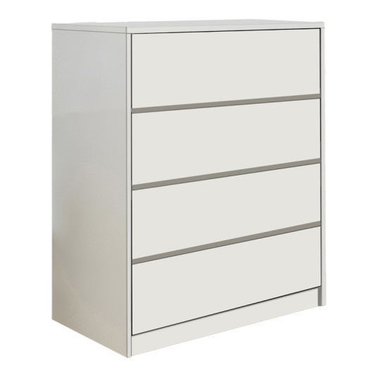 Συρταριέρα Kuanger  mdf σε λευκή απόχρωση 80x40x89εκ