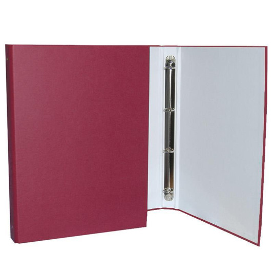 Νext κλασέρ Classic με 2 κρίκους μπορντώ Υ32,5x23,5x3εκ. - 6 ΤΕΜ