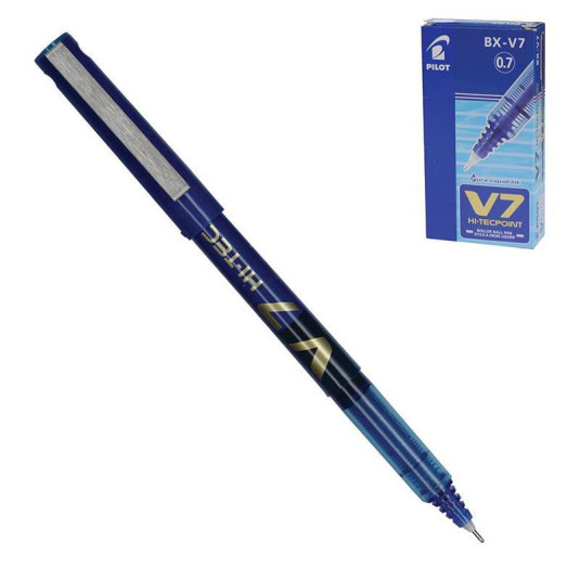 Pilot πενάκι V7 μπλε - 12 ΤΕΜ