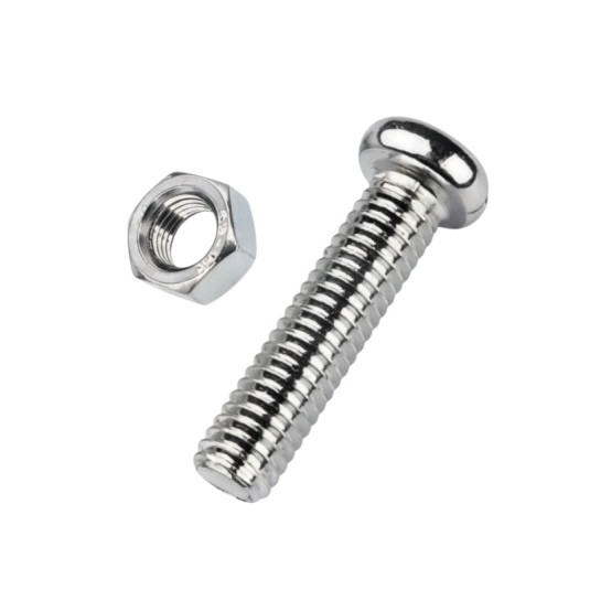 Βίδα σταυρός με παξιμάδι - 4mmx30mm+M4 - Σετ 12 πακέτα των 19 τεμαχίων - 202076