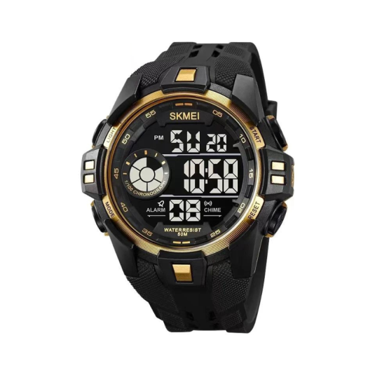 Ψηφιακό ρολόι χειρός - Skmei - 2123 - Black/Gold