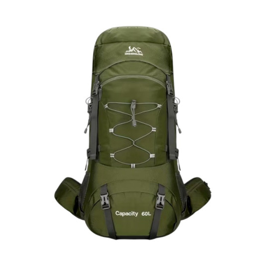 Σακίδιο πλάτης ορειβατικό - H2410 - 60L - 251609 - Green