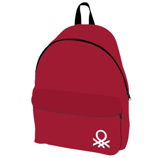 Τσάντα Εφηβική Κόκκινη United Colors of Benetton 41x30x17cm Benetton 1625-9306R 50-2482