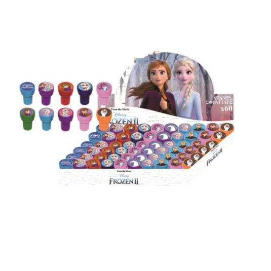 Σφραγίδα Frozen 2 10σχεδια  Disney 000562695 - 60 ΤΕΜ 50-2507