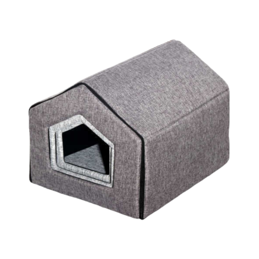 Σπίτι-κρεβάτι κατοικιδίου - 3pcs - 550917 - Grey