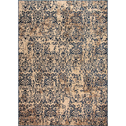 Χαλί 5896 BEIGE NAVY Μπεζ 160 x 230 εκ. MADI