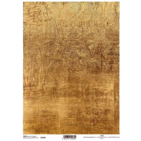 Ριζόχαρτο "gemstones gold" 21x29.7εκ.   (ITD-R1656) - 3 ΤΕΜ