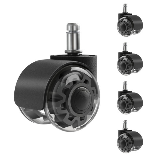 MarkAdler Ρόδες Καρέκλας Wheels 3.0 Black 5903796019230