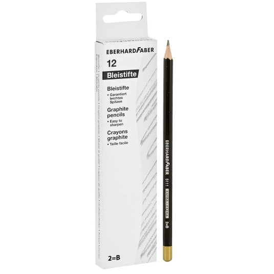 Μολύβι Μαύρο Extra Νο2=β, No4=2h, Νο5=5h πακ=12τεμ  Faber 511101, 511112, 511115 S1 60-637-S1