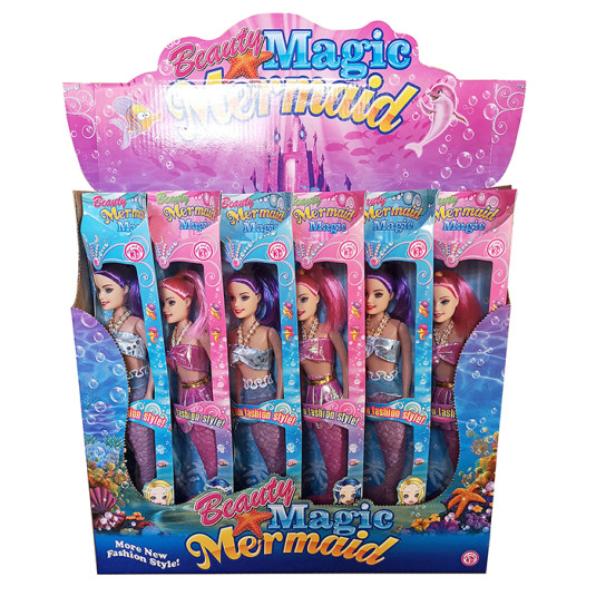 Κούκλα Γοργόνα σε Κουτί Μικρό 36x9cm ToyMarkt 922047 72-2027