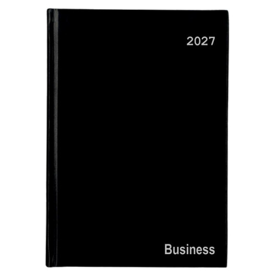 Next ημερολόγιο 2027 business xxl ημερήσιο δετό μαύρο 24x34εκ.