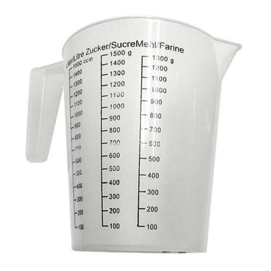 Δοσομετρητής Πλαστικός με Λαβή 1,5L Homie 100295 80-275