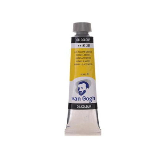 Talens van gogh χρώμα λαδιού 269 azo yellow medium 20ml - 3 ΤΕΜ