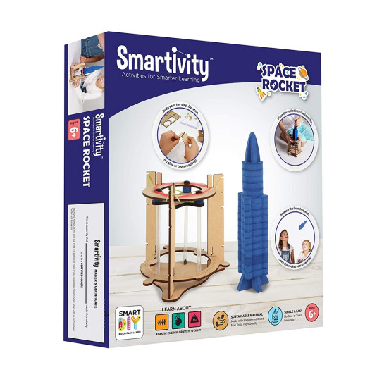 Smartivity DIY κατασκευή Διαστημικός πύραυλος για απογείωση