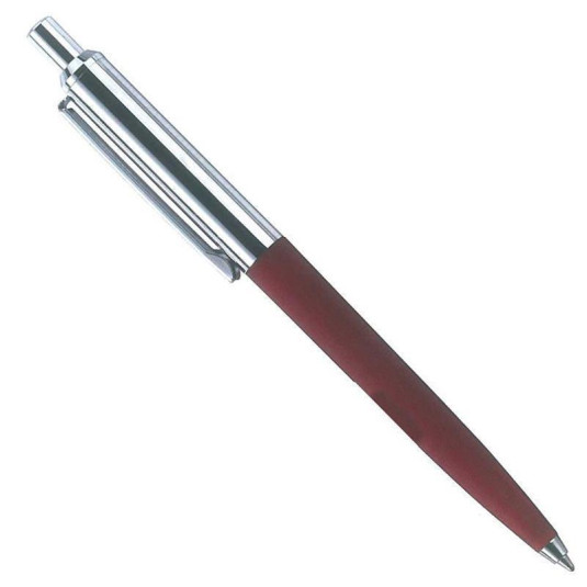 Στυλό μεταλλικό τύπου parker με κλιπ μπορντώ 0.7mm - 10 ΤΕΜ