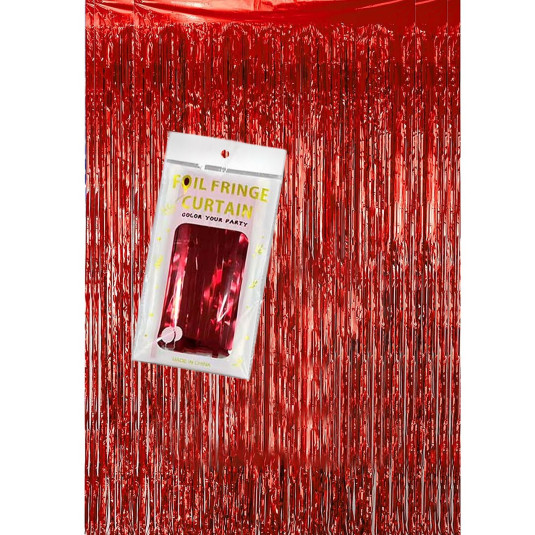 Κουρτίνα Διακόσμησης Party Foil Κόκκινη 2x1m Homie 116976 96-956