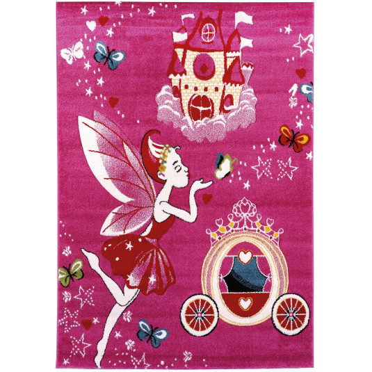 Παιδικό Χαλί 968 ROSE Ροζ 133 x 190 εκ. MADI